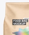 Kraft Paper Food Bag Mockup