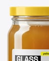 Glass Jar with Beef Bone Broth Mockup
