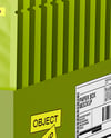 Carton Box With Sachets Mockup