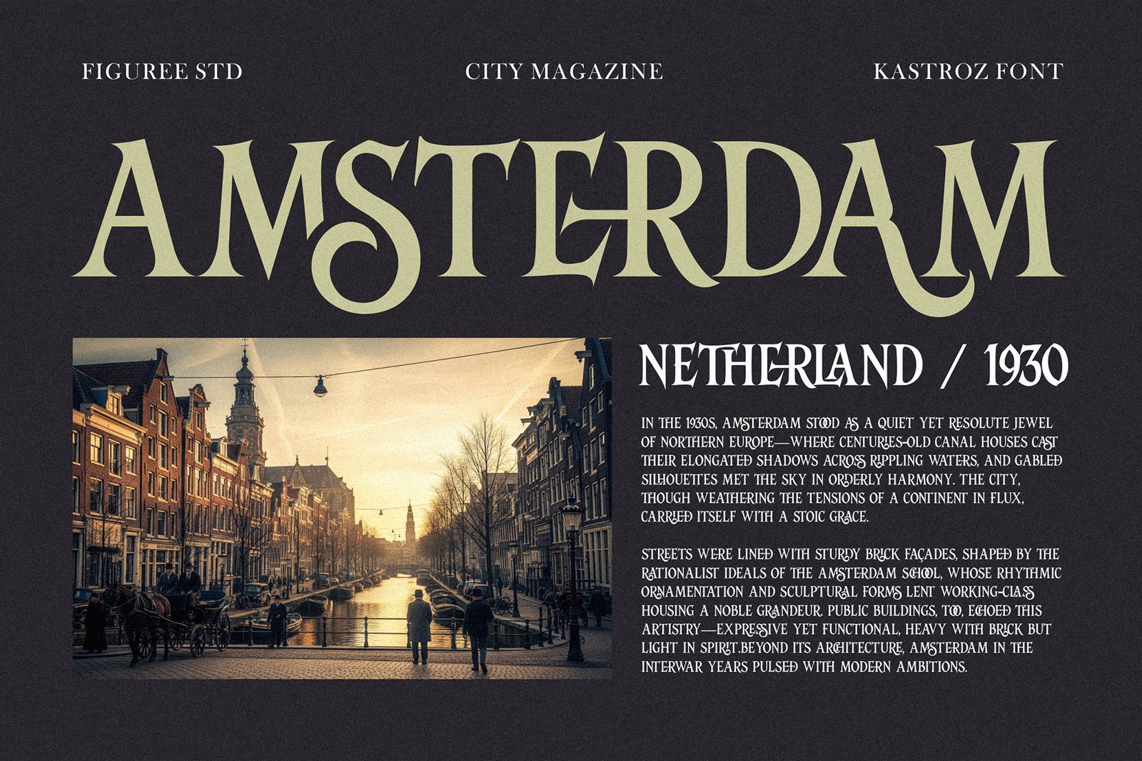 Kastroz – Luxury Vintage Serif Font