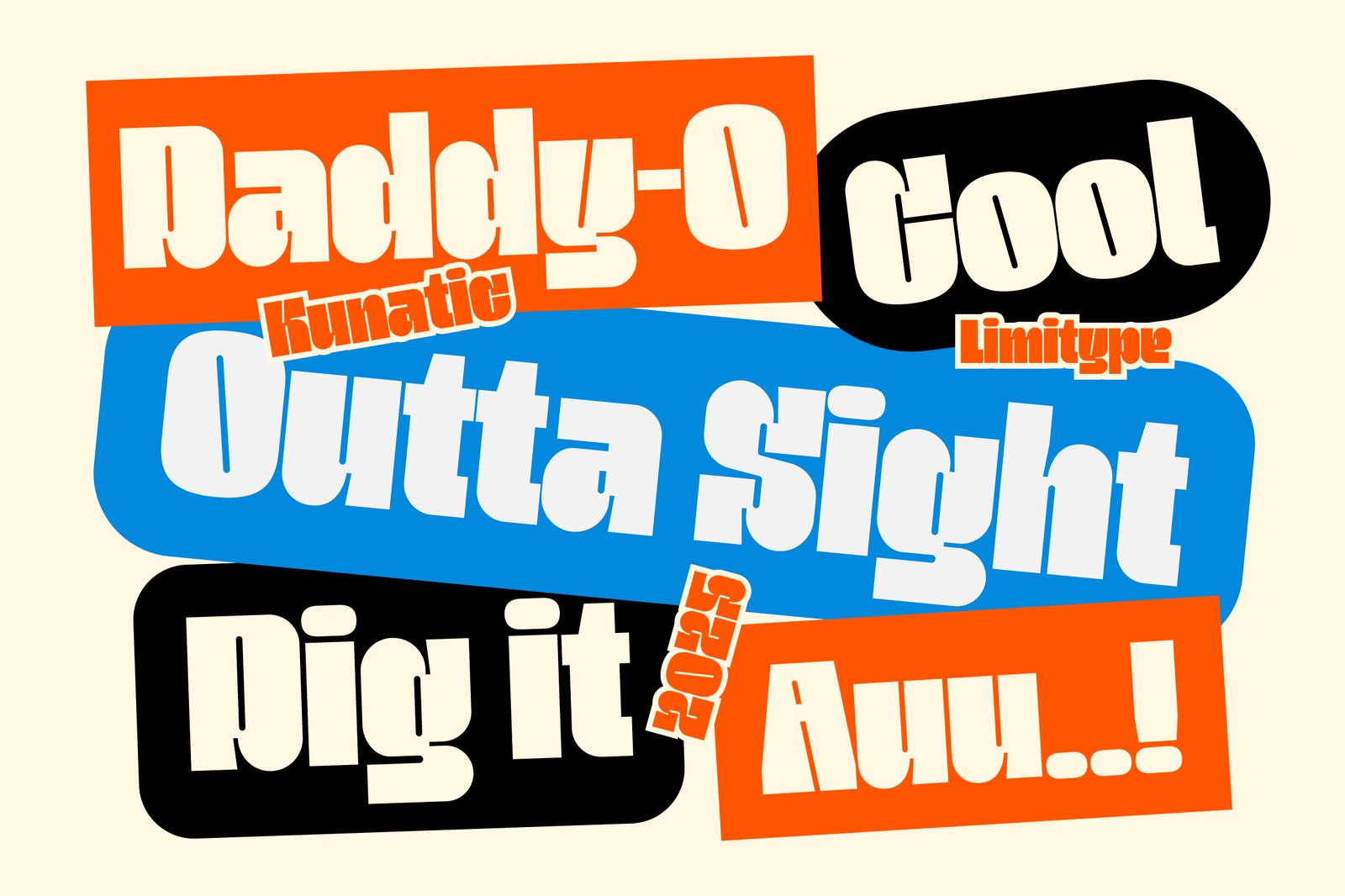 Kunatic - Retro Bold Font