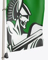 Vertical Sail Flag Mockup