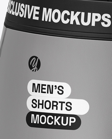 Men's Compression Shorts Mockup