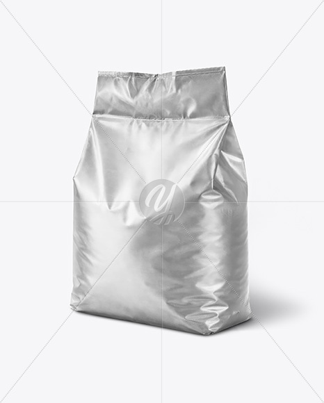 Metallic Bag with Handle Mockup
