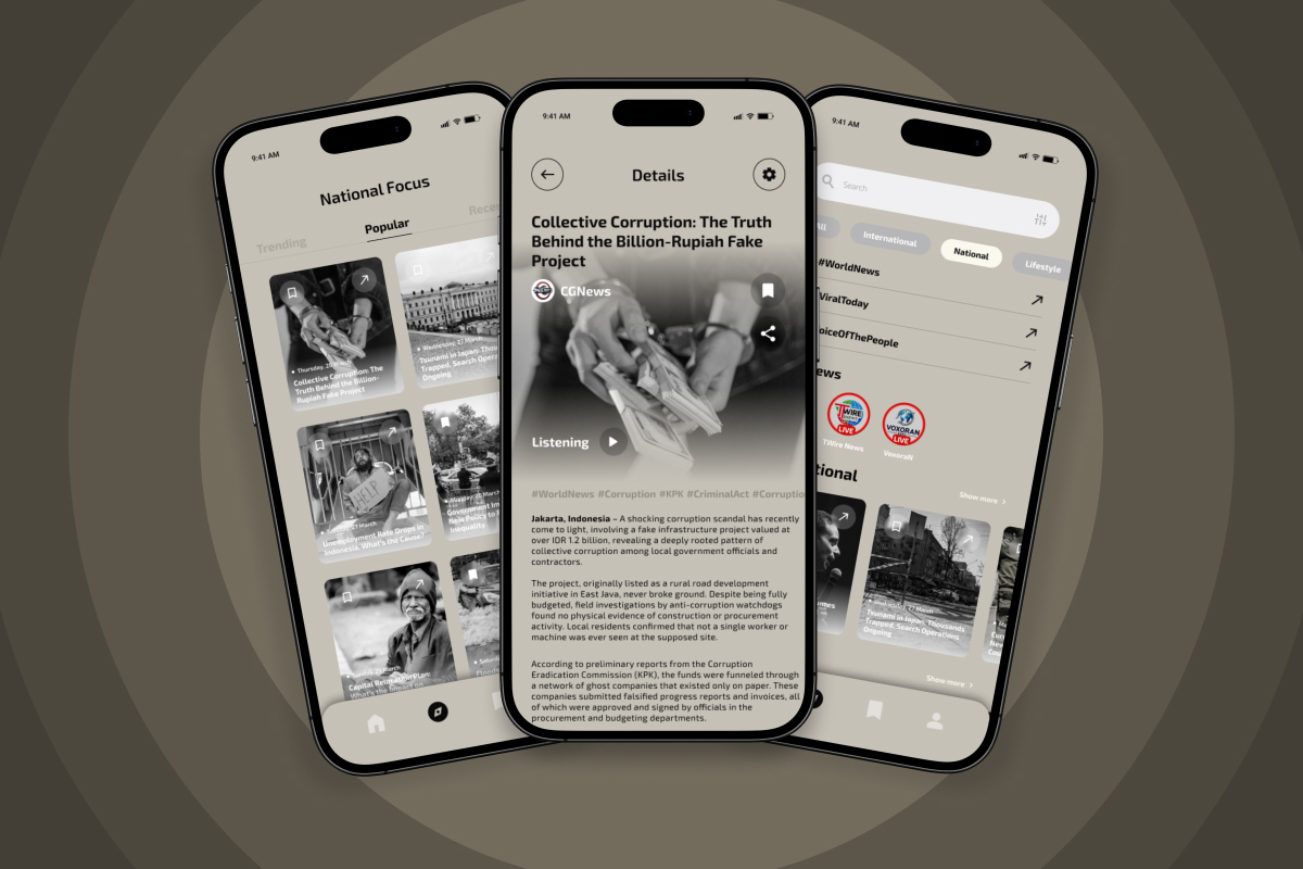 Hotnest - News Portal Mobile App Design Template