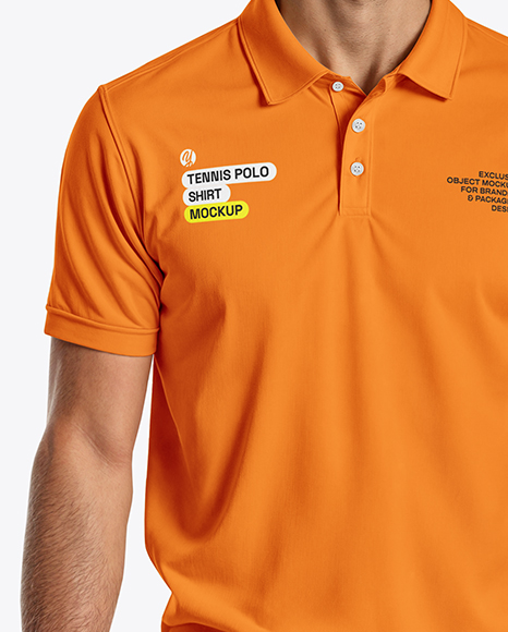 Man Wearing a Tennis Kit Mockup