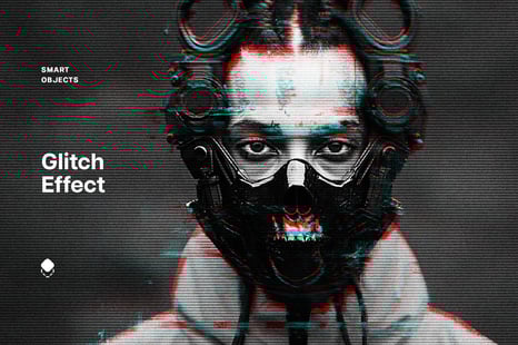 Glitching Monitor Photo Effect - Add-Ons