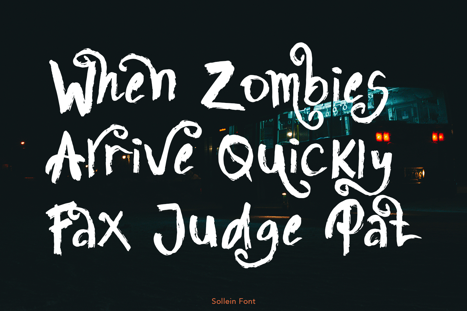 Sollein Brush Font