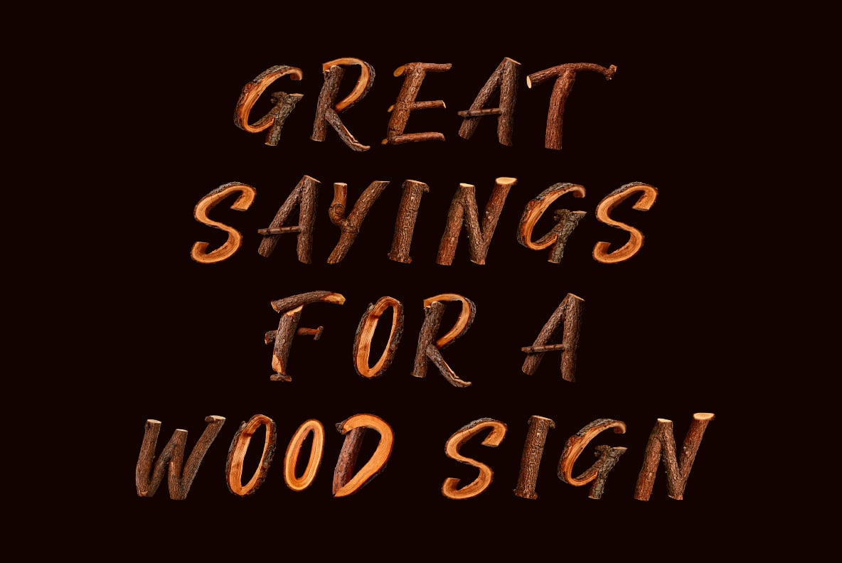 Wooden Font