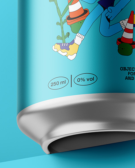 Aluminium Drink Can Mockup