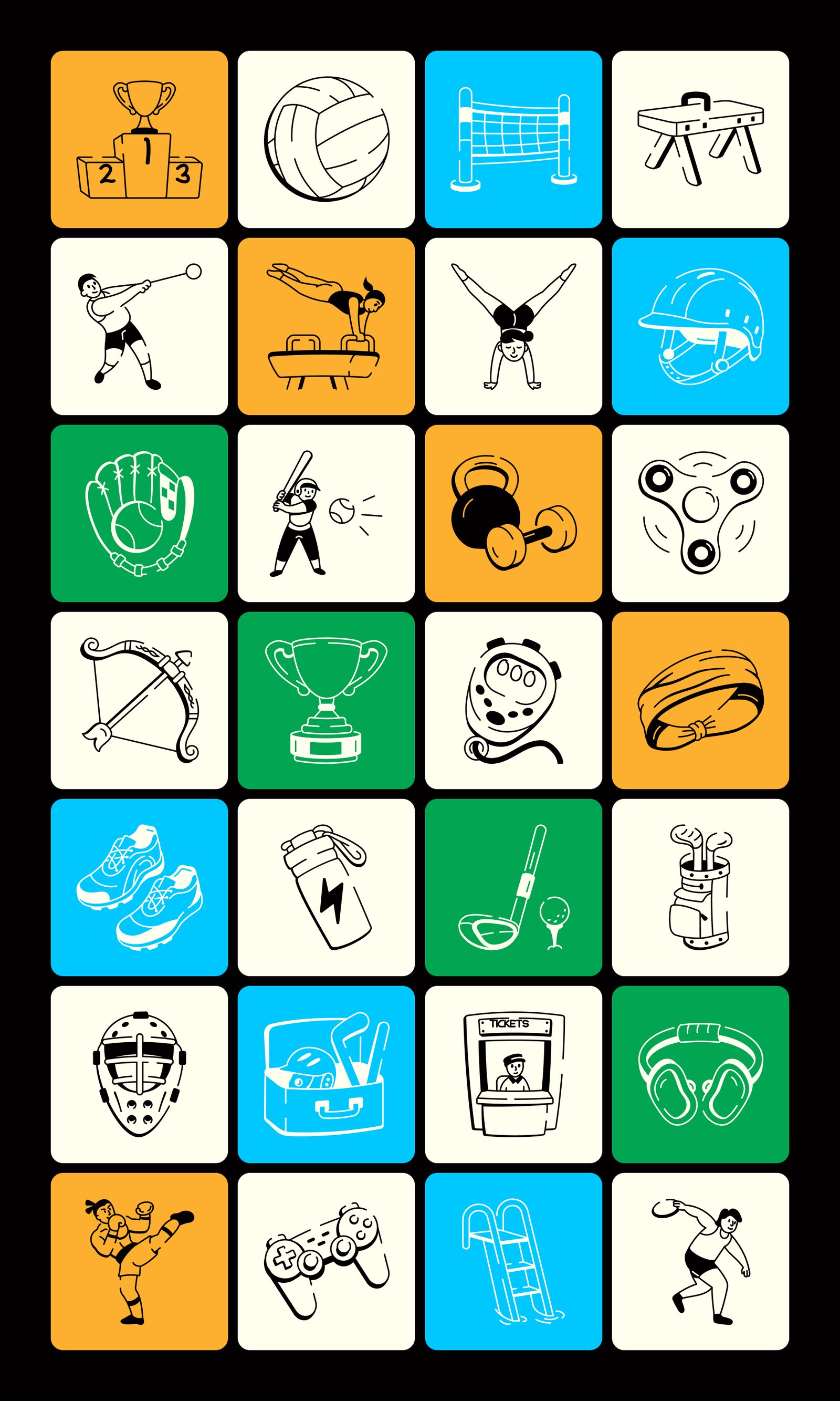 Olympics Doodles Art Set