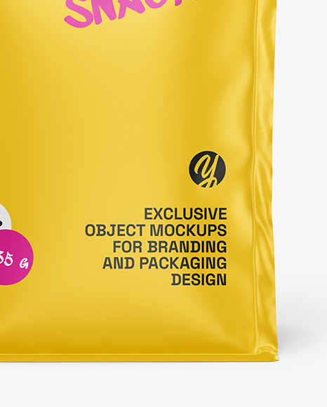 Matte Food Bag Mockup