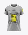 Kids Heather T-Shirt Mockup - Front View