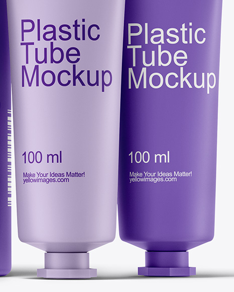 Bottles with Tubes Mockup