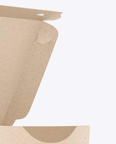 Kraft Paper Food Box Mockup
