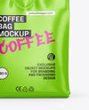 Glossy Coffee Bag Mockup