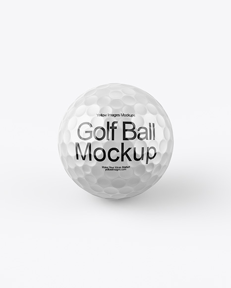 Golf Ball with Tees Mockup
