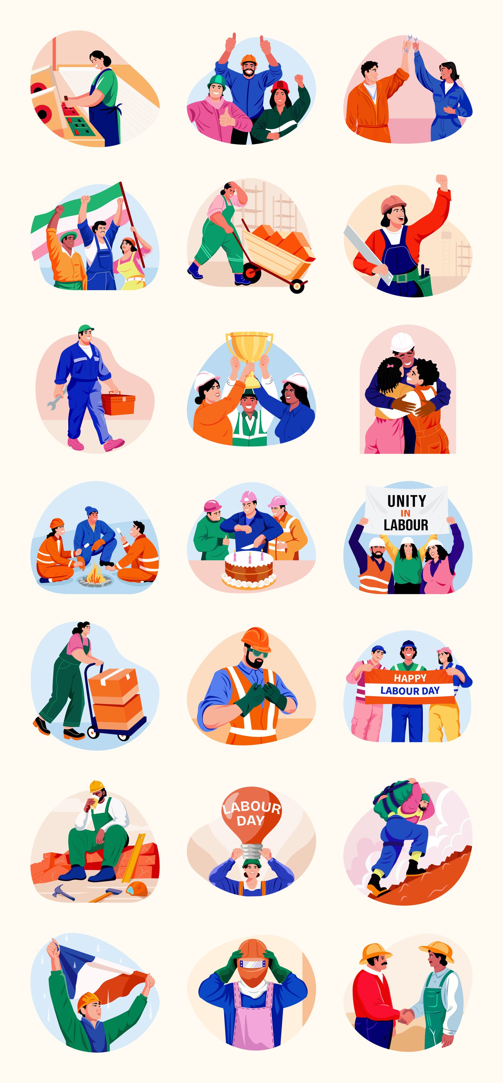 Labor Day Art
