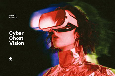 Cyber Ghost Vision Photo Effect - Add-Ons