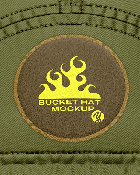 Twill Bucket Hat Mockup
