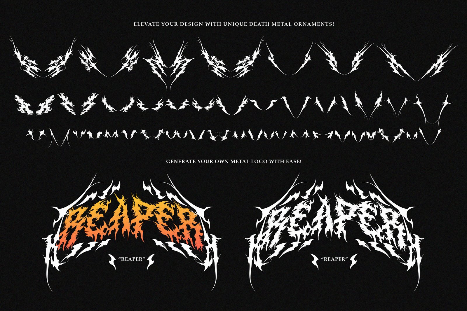 Mortal Reign | Dragonic Black Metal Font