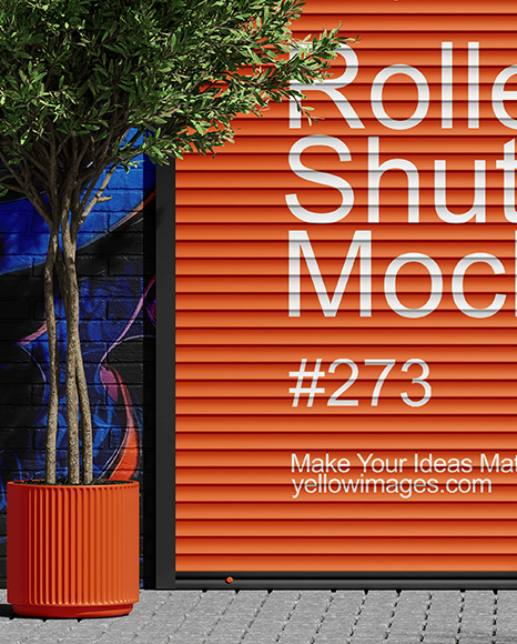 Roller Shutter Mockup