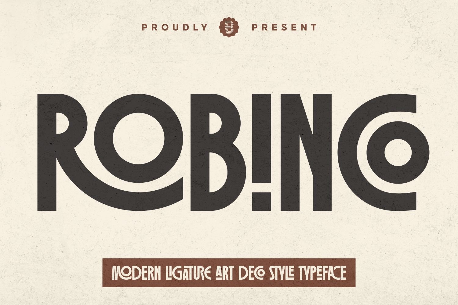 Robinco - Modern Ligature Art Deco Style Font