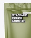 Matte Stand Up Pouch Mockup