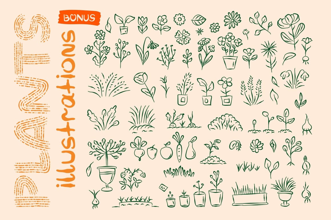 Garden Notes handwritten font