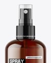 Amber Spray Bottle Mockup