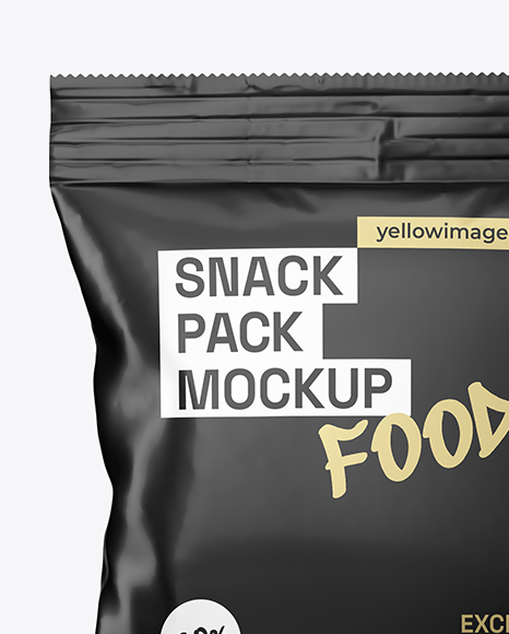 Matte Snack Pack Mockup