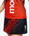 Woman Wearing Table Tennis Uniform Mockup