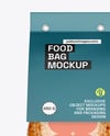 Transparent Package with Lentils Mockup