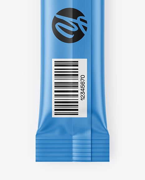 Matte Stick Sachet Mockup