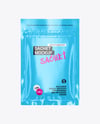 Glossy Sachet Mockup