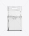 Metallic Coffee Bag Mockup – Front View