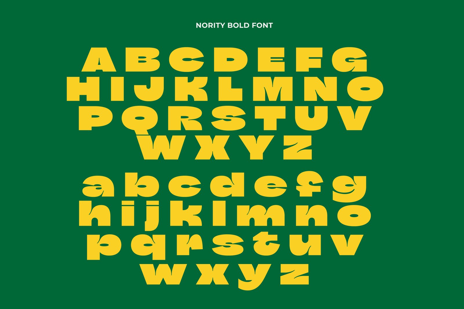 Nority - Inktrap Bold Font