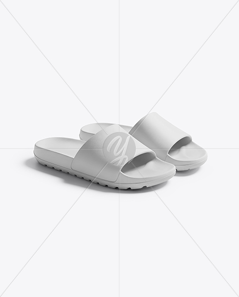 Slide Sandals Mockup