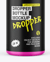Matte Dropper Bottle Mockup