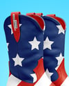 Cowboy Boots on Shoe Box Mockup