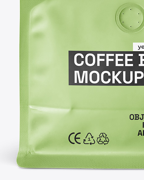 Matte Coffee Bag Mockup