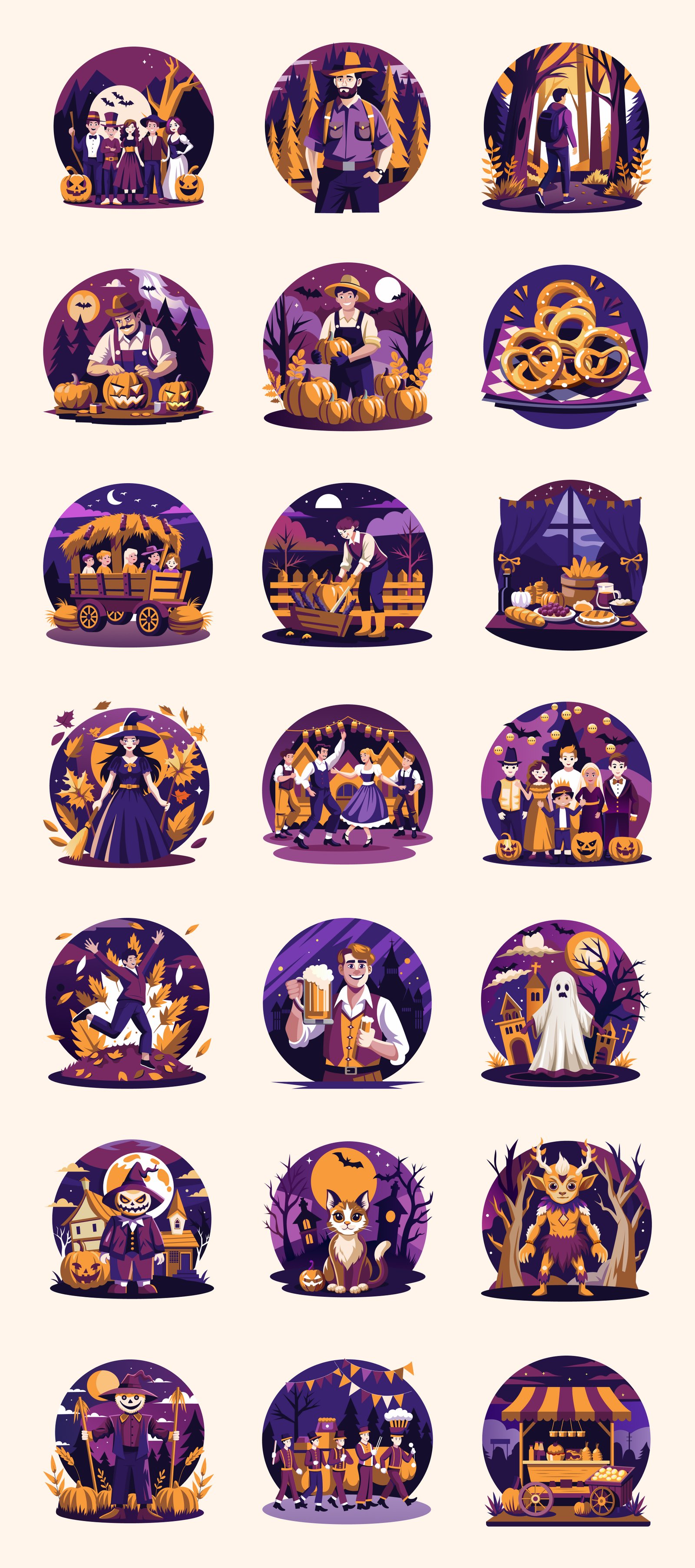 Fall and Autumn Illustrations