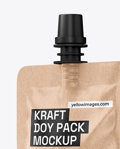 Kraft Doy Pack Mockup