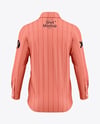 Men's Long Sleeve Shirt Mockup - Back View