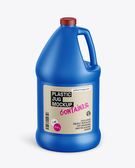 1 Gallon Plastic Jug Mockup