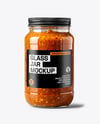Jar with Tomato Chutney Mockup