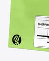 Paper Shopping Bag Mockup