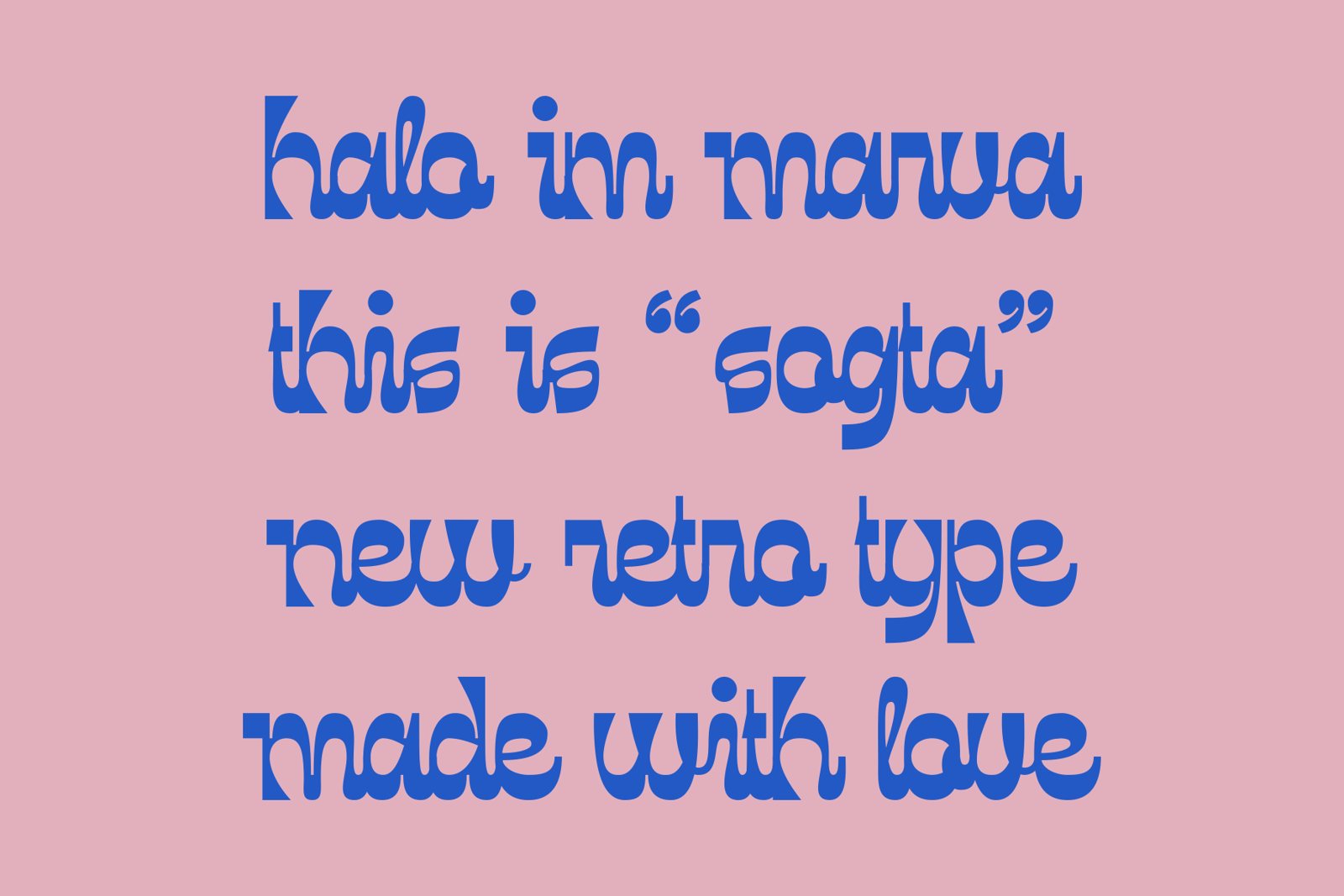 Sogta - Display Script Typeface