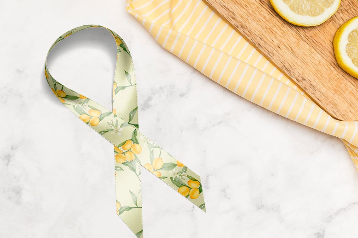 Wrapped Silk Ribbon Mockup