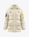 Men's Down Jacket Mockup - Front View